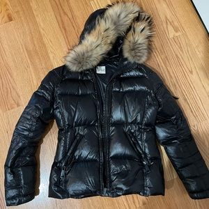 SAM. Down puffer jacket size large like new!